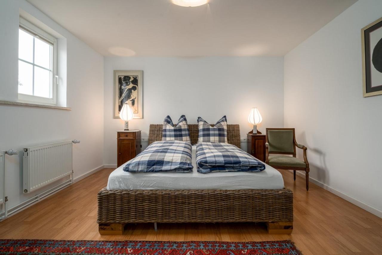 Ferienwohnung 1 Im Landhaus Am Wildpark Boek Esterno foto